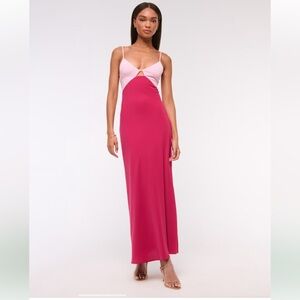 Abercrombie & Fitch Pink Maxi Dress
